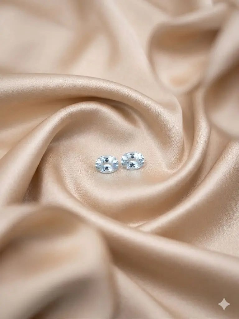 Exceptional Quality Aquamarine, Oval Shaped, lite Blue Colored, Weight 0.28Ct.,Dimensions 5x3mm.: ABC Rugs, Kilims & Jewelry offers internationally certified and verified pieces, with documentation provided by trusted gemological institutions, manufacturers, and industry professionals. At ABC 