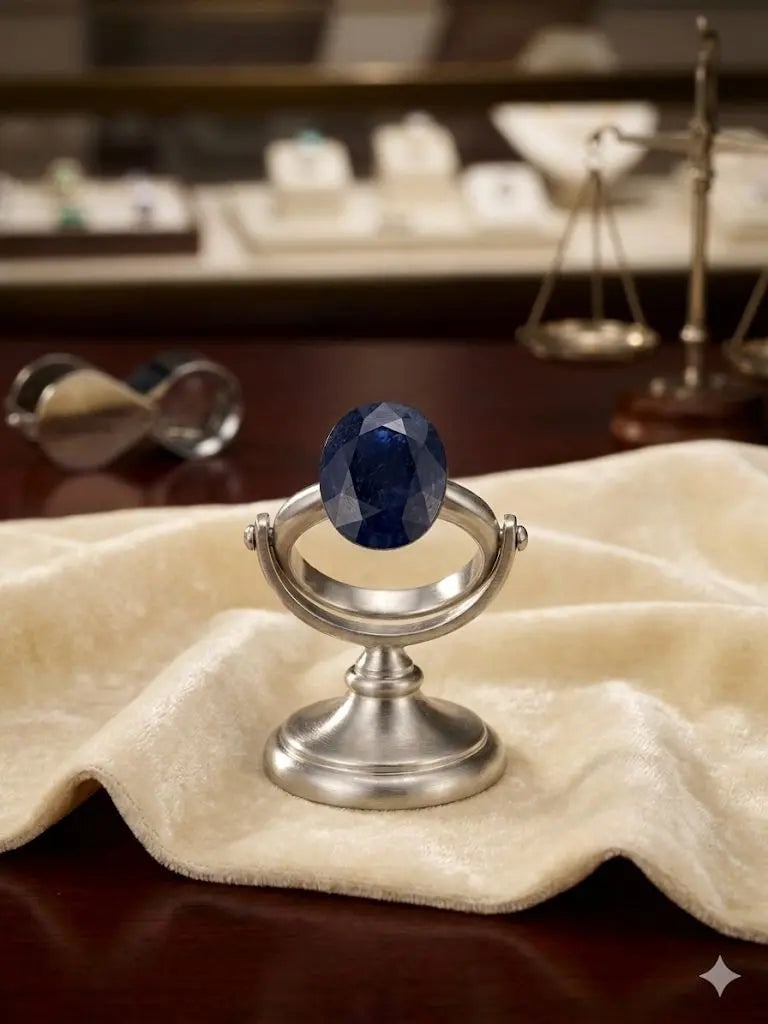 Exceptional Quality Sapphire, Oval/Mixed Shaped, Blue Semi-Transparent Colored, Weight: ABC Rugs, Kilims & Jewelry offers internationally certified and verified pieces, with documentation provided by trusted gemological institutions, manufacturers, and industry professionals. At ABC