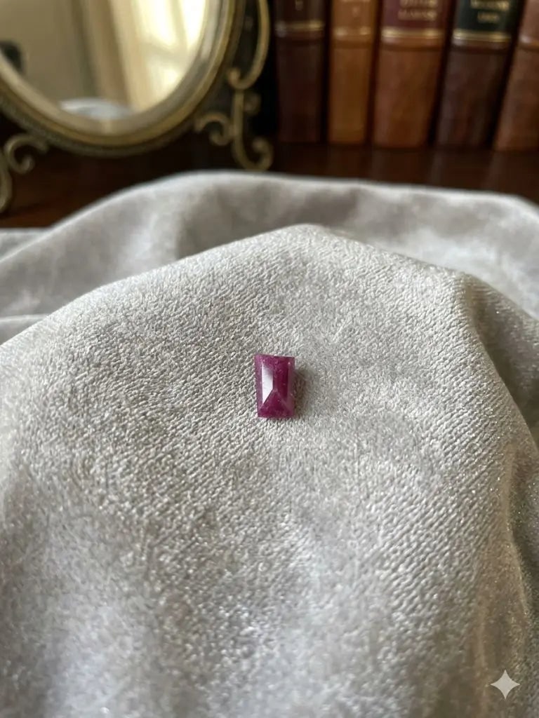 Exceptional Quality Ruby Manik, Squar Shaped, Pink Semi-Transparent Colored, Weight 2.50Ct.,Gravity: ABC Rugs, Kilims & Jewelry offers internationally certified and verified pieces, with documentation provided by trusted gemological institutions, manufacturers, and industry professionals. At ABC