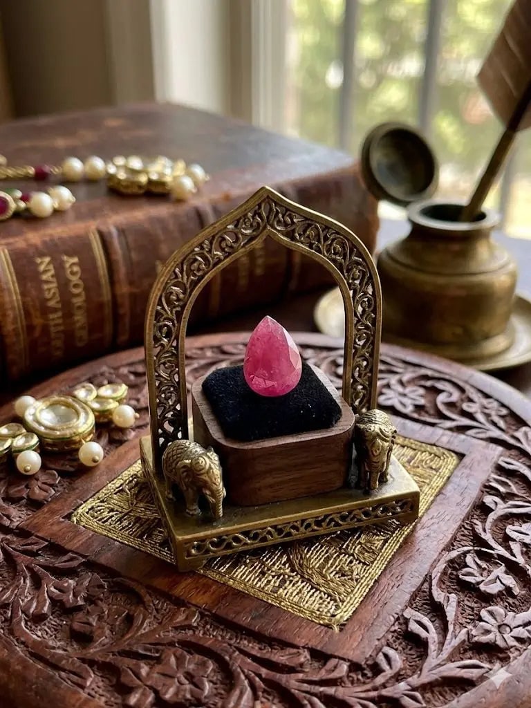Exceptional Quality Ruby Manik, pear Shaped, Pink Semi-Transparent Colored, Weight 2.20Ct.,Gravity: ABC Rugs, Kilims & Jewelry offers internationally certified and verified pieces, with documentation provided by trusted gemological institutions, manufacturers, and industry professionals. At ABC