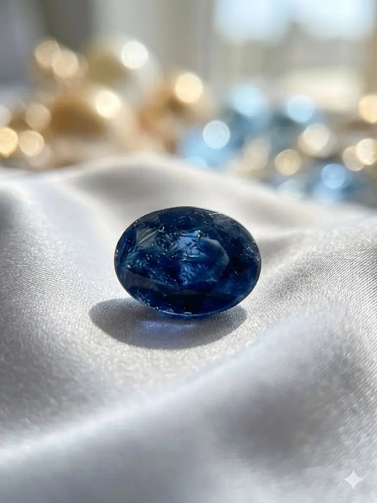 Exceptional Quality Sapphire, Oval/Mixed Shaped, Blue Semi-Transparent Colored, 7.20Ct.: ABC Rugs, Kilims & Jewelry offers internationally certified and verified pieces, with documentation provided by trusted gemological institutions, manufacturers, and industry professionals. At ABC