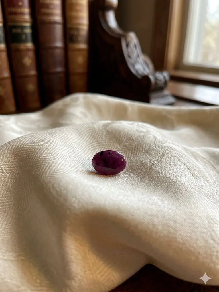 Exceptional Quality Ruby Manik, Oval/Mixed Shaped, Red semi transparent Colored, 6.0Ct.: ABC Rugs, Kilims & Jewelry offers internationally certified and verified pieces, with documentation provided by trusted gemological institutions, manufacturers, and industry professionals. At ABC 