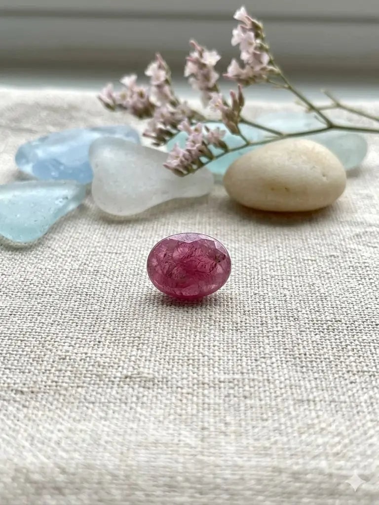 Exceptional Quality Ruby Manik, Oval/Mixed Shaped, Pinky semi transparent Colored, 5Ct: ABC Rugs, Kilims & Jewelry offers internationally certified and verified pieces, with documentation provided by trusted gemological institutions, manufacturers, and industry professionals. At ABC