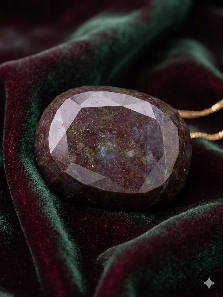 Exceptional Quality Ruby(Manak), Oval Mixed Shaped, Dark Red Colored, 1079.00Gms. 3.98x4.00 Aprox.: ABC Rugs, Kilims & Jewelry offers internationally certified and verified pieces, with documentation provided by trusted gemological institutions, manufacturers, and industry professionals. At ABC 