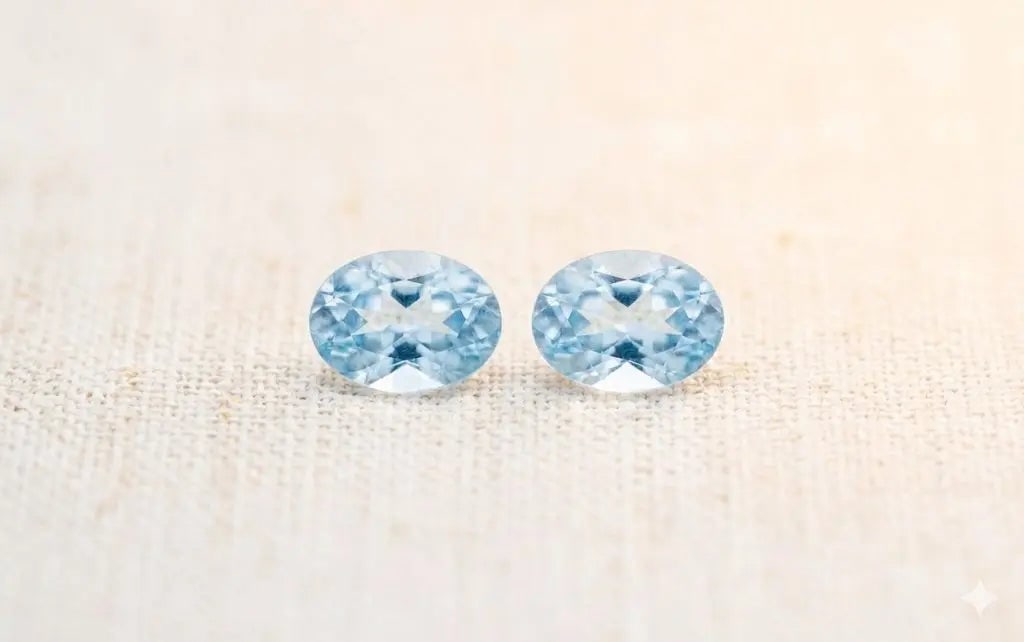 Exceptional Quality 2 Pieces, Aquamarine L.Blue Color Oval Shaped Brazil Gemstone Weight 0.29 Ct.: ABC Rugs, Kilims & Jewelry offers internationally certified and verified pieces, with documentation provided by trusted gemological institutions, manufacturers, and industry professionals. At ABC 