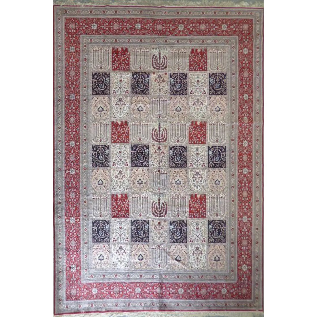 One Of The Kind Hand Made Turkish Silk design rugs size 12' x 10' Abc-Silk-TK012: Hand Made Turkish Silk design rugs 12' x 10' Abc-Silk-TK012 Turkish Silk rugs are among the rugs with the most diversity, both with respect to the type of weave, quality and density of knots, variatio