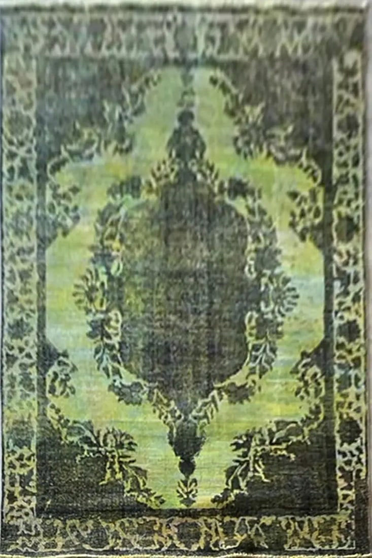 One Of The Kind Hand Knotted Persian Rug 9'10" x 6'9" R17726 (1 of 1)