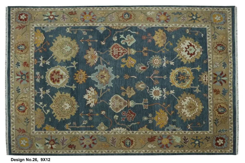 Hand knotted Indian Modern Rug 9'0" x 12'0": Hand knotted and meticulously crafted by Indian artisans, this stunning Indian Hand Knotted Area Rug will invite quality and beauty into your home, office or outdoor space. ABC Rugs Kilims takes pride