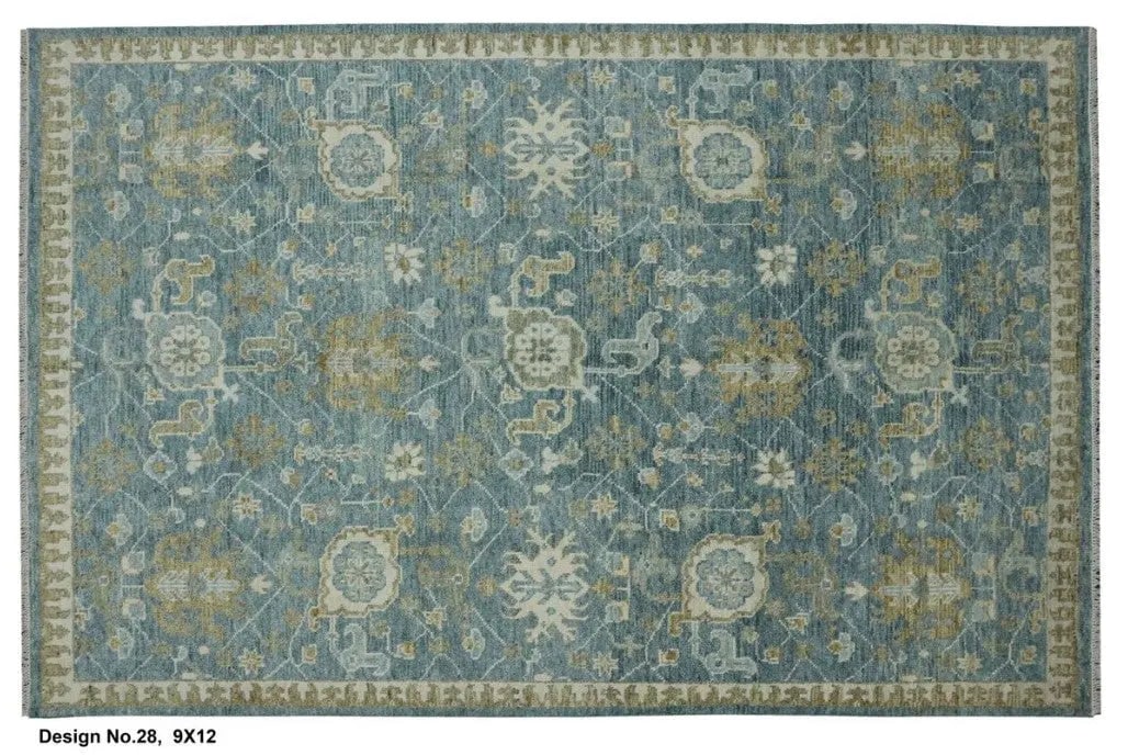 Hand knotted Indian Modern Rug 9'0" x 12'0": Hand knotted and meticulously crafted by Indian artisans, this stunning Indian Hand Knotted Area Rug will invite quality and beauty into your home, office or outdoor space. ABC Rugs Kilims takes pride