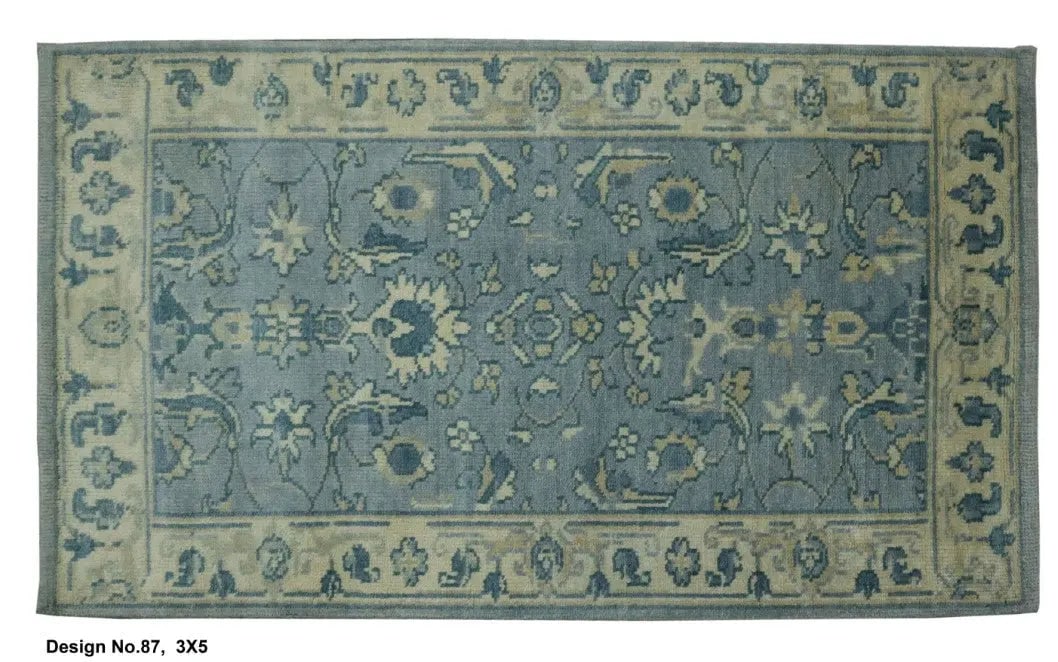 Hand knotted Indian Modern Rug 3'0" x 5'0": Hand knotted and meticulously crafted by Indian artisans, this stunning Indian Hand Knotted Area Rug will invite quality and beauty into your home, office or outdoor space. ABC Rugs Kilims takes pride