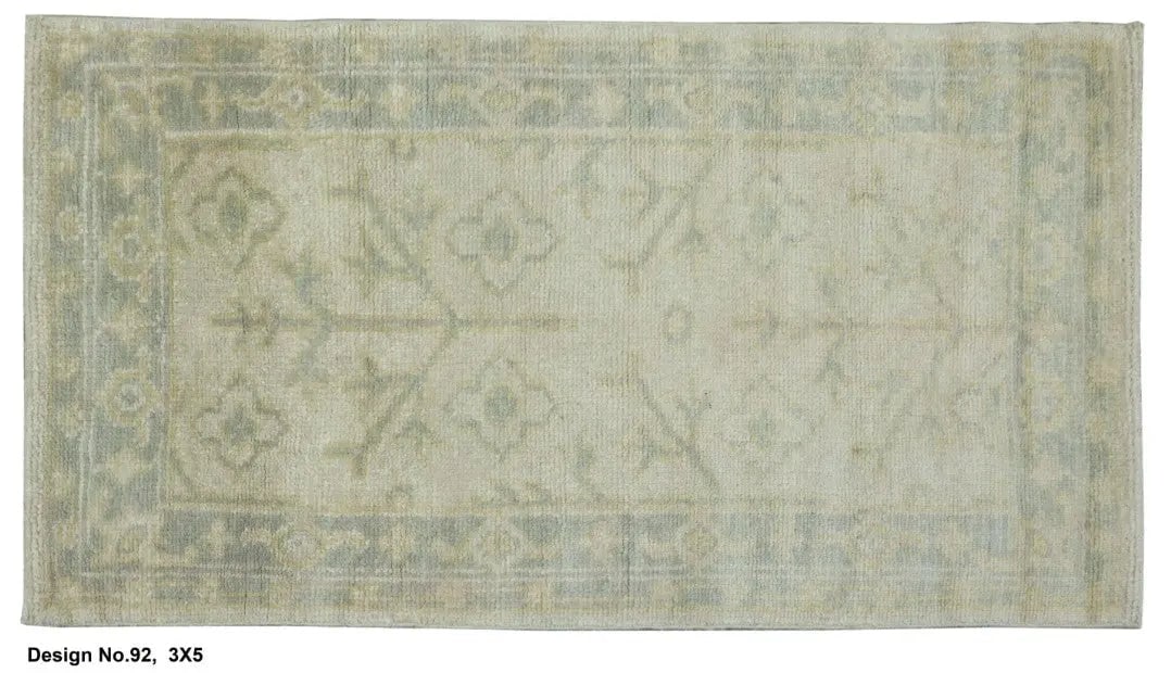 Hand knotted Indian Modern Rug 3'0" x 5'0": Hand knotted and meticulously crafted by Indian artisans, this stunning Indian Hand Knotted Area Rug will invite quality and beauty into your home, office or outdoor space. ABC Rugs Kilims takes pride