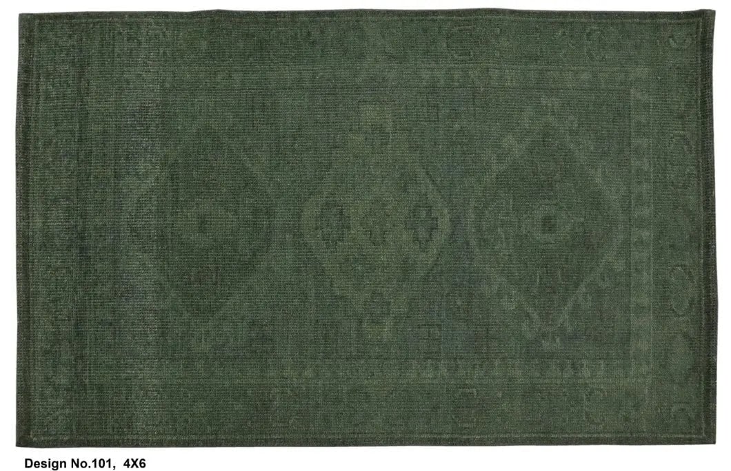 Hand knotted Indian Modern Rug 4'0" x 6'0": Hand knotted and meticulously crafted by Indian artisans, this stunning Indian Hand Knotted Area Rug will invite quality and beauty into your home, office or outdoor space. ABC Rugs Kilims takes pride