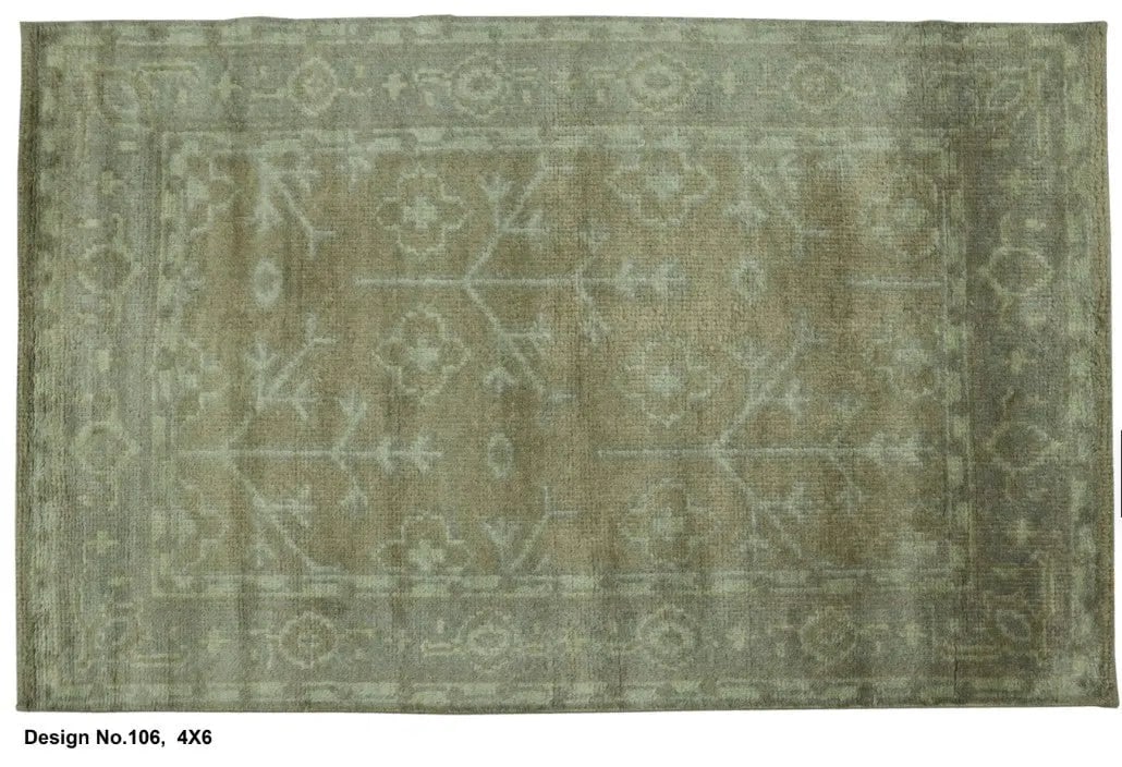 Hand knotted Indian Modern Rug 4'0" x 6'0": Hand knotted and meticulously crafted by Indian artisans, this stunning Indian Hand Knotted Area Rug will invite quality and beauty into your home, office or outdoor space. ABC Rugs Kilims takes pride