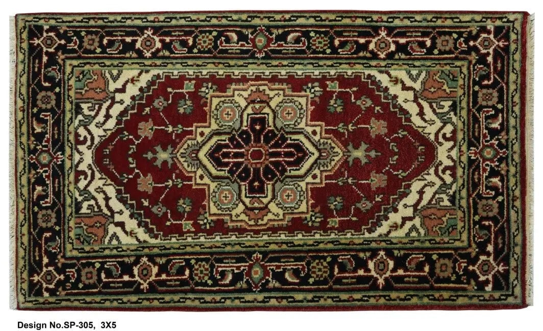 Hand knotted Indian Modern Rug 3'0" x 5'0": Hand knotted and meticulously crafted by Indian artisans, this stunning Indian Hand Knotted Area Rug will invite quality and beauty into your home, office or outdoor space. ABC Rugs Kilims takes pride