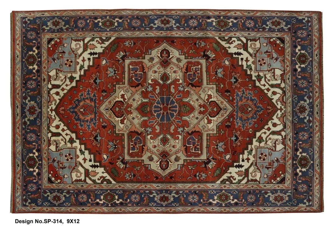 Hand knotted Indian Modern Rug 9'0" x 12'0": Hand knotted and meticulously crafted by Indian artisans, this stunning Indian Hand Knotted Area Rug will invite quality and beauty into your home, office or outdoor space. ABC Rugs Kilims takes pride