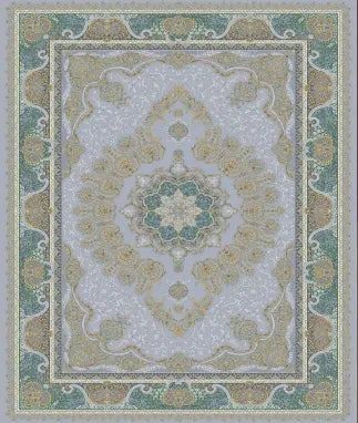 One Of The Kind Turkish Malibu Silk Rug ABC-15402: "Introducing our Malibu ABC Collection Turkish rug: Hand-made Loomed with art silk and cotton, boasting 1,500,000 knots/m². Elevate your space with stunning quality and beauty. Don't miss out on vari