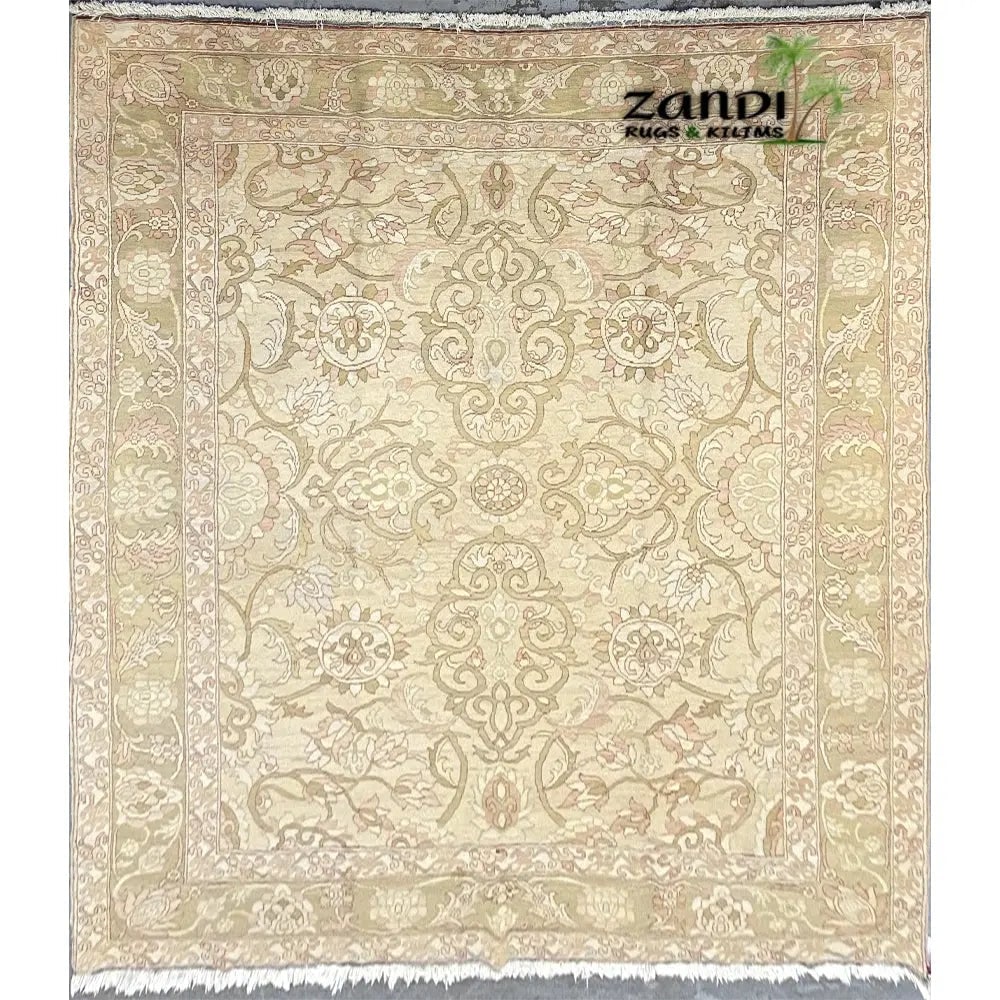 One Of The Kind Indian Hand-Knotted Rug 8'11" x 11'8": ABC Rugs Kilims Collection Hand Knotted Indian Design Rug Size 8'11''X11'8'' (Abcz_20006) (Rr10102) (Cream, Camel) Turkish rugs are among the rugs with the most diversity, both with respect to the typ