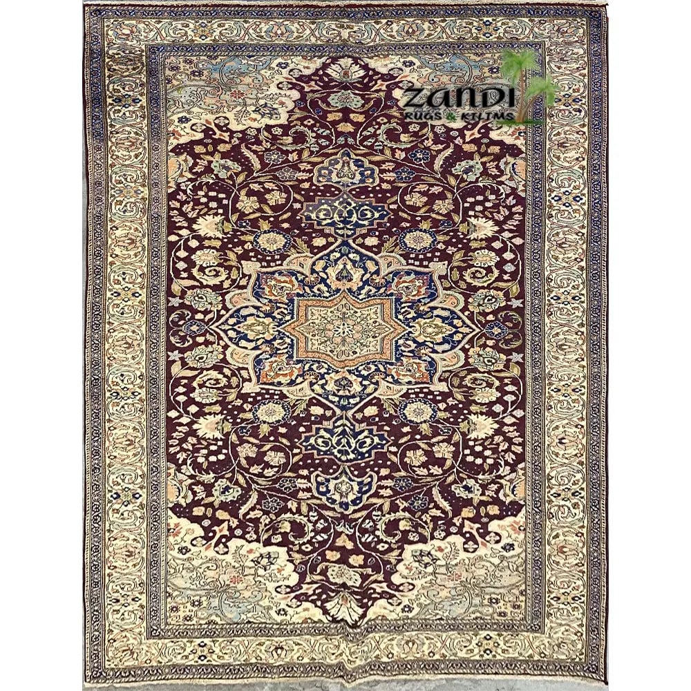 One Of The Kind Turkish Hand-Knotted Rug 9'9" x 6'4": ABC Rugs Kilims Collection Hand Knotted Turkish Rug Size 9'9X6'4Abcz_Tk007 (Rr10383) (Red, Blue) Turkish rugs are among the rugs with the most diversity, both with respect to the type of weave, qualit