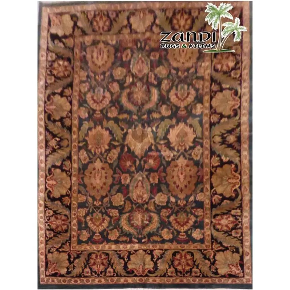 One Of The Kind Indian Hand-Knotted Rug 14'2"X9'9": ABC Rugs Kilims Collection Hand Knotted Traditional Wool/ Cotton Indian Rug Size 14'20X9'90 (Gr16574) (Abcr02738) (Multi Color) Hand knotted and meticulously crafted by Indian artisans, this stunning 