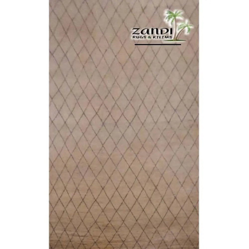 One Of The Kind Indian Modern Design Rug 13'9"X 10'2": ABC Rugs Kilims Collection Hand Knotted Indian Wool Rug Size 13'9X 10'2 (Gr16693) (Camel) Hand knotted and meticulously crafted by Indian artisans, this stunning Indian Hand Knotted Area Rug will invi