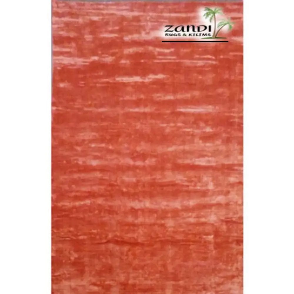 One Of The Kind Indian Modern Design Rug 9'0"X 12'0": ABC Rugs Kilims Collection Hand Knotted Plain Indian Wool/ Royon Rug Size 9'0X 12'0 (Gr16606) (Ai85) (Red) Hand knotted and meticulously crafted by Indian artisans, this stunning Indian Hand Knotted A