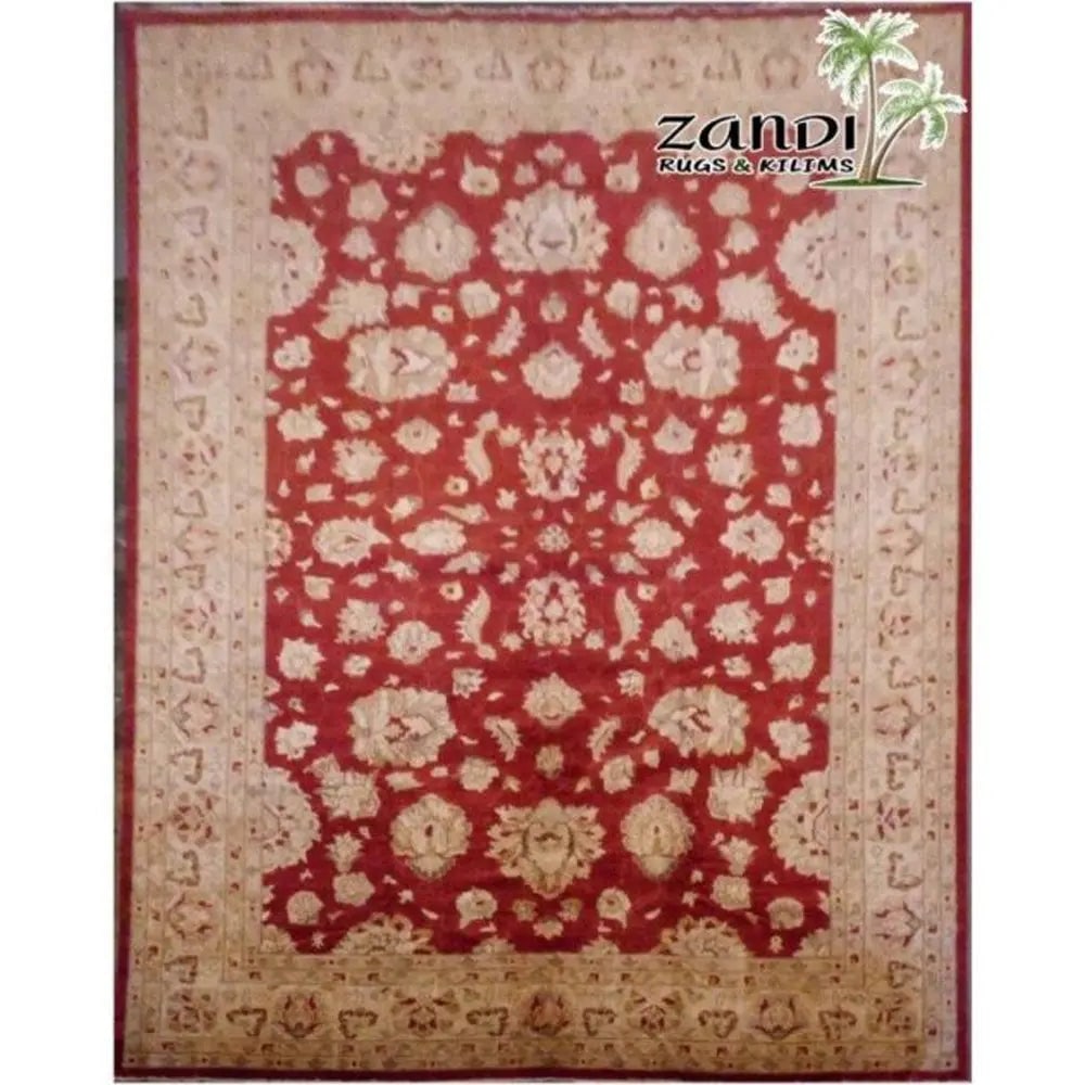 Hand Knotted One Of The Kind Peshawar And Khotan Rug 12' x 17'5" Pes_Kho_138: ABC Rugs Kilims Collection Pakistani Hand Knotted Wool Rugs 12'X17'5 (Gr15182) (Red, Camel) Hand knotted and meticulously crafted by Pakistan artisans, this stunning Pakistan Hand Knotted Area Rug wil