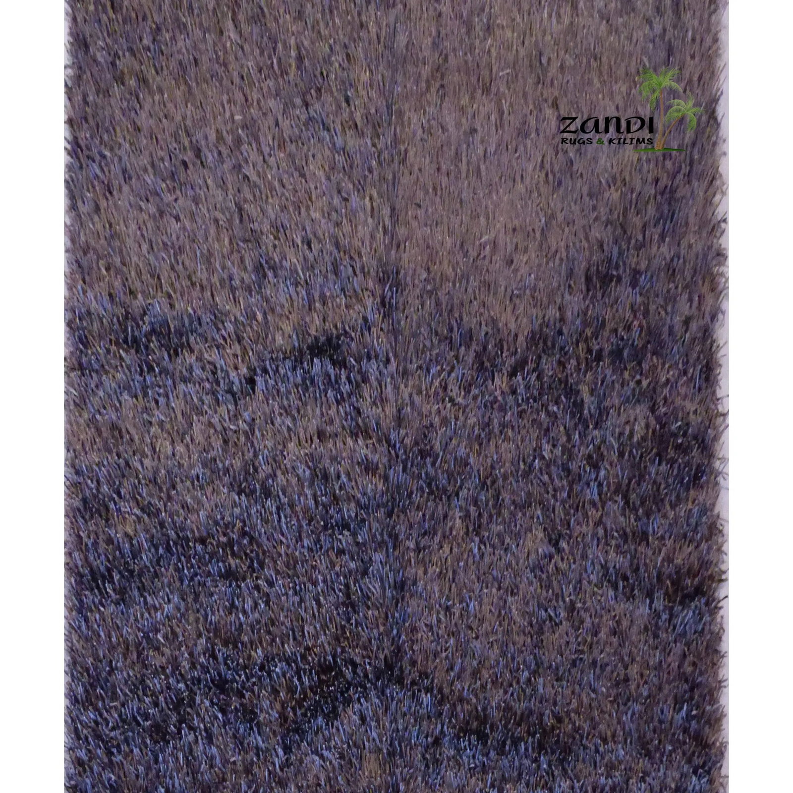 One Of The Kind Indian Hand Knotted Shaggy Rug 8' x 8': ABC Rugs Kilims Collection Indian Shaggy Design Hand Knotted Wool/Cotton Rug Size 8'X 8' Gr16435 Abcr02036 The shaggy collection is a super thick and heavy blend of wool, viscose, and cotton in a deep