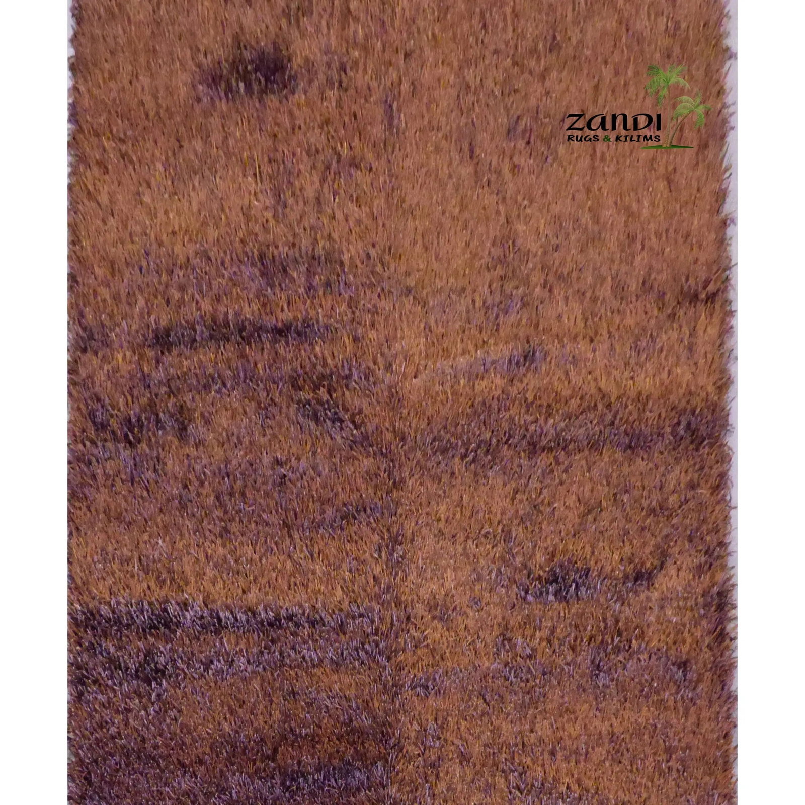 One Of The Kind Indian Hand Knotted Shaggy Rug 11' x 8': ABC Rugs Kilims Collection Indian Shaggy Design Hand Knotted Wool/Cotton Rug Size 11'X 8' Gr16489 Abcr02040 The shaggy collection is a super thick and heavy blend of wool, viscose, and cotton in a dee