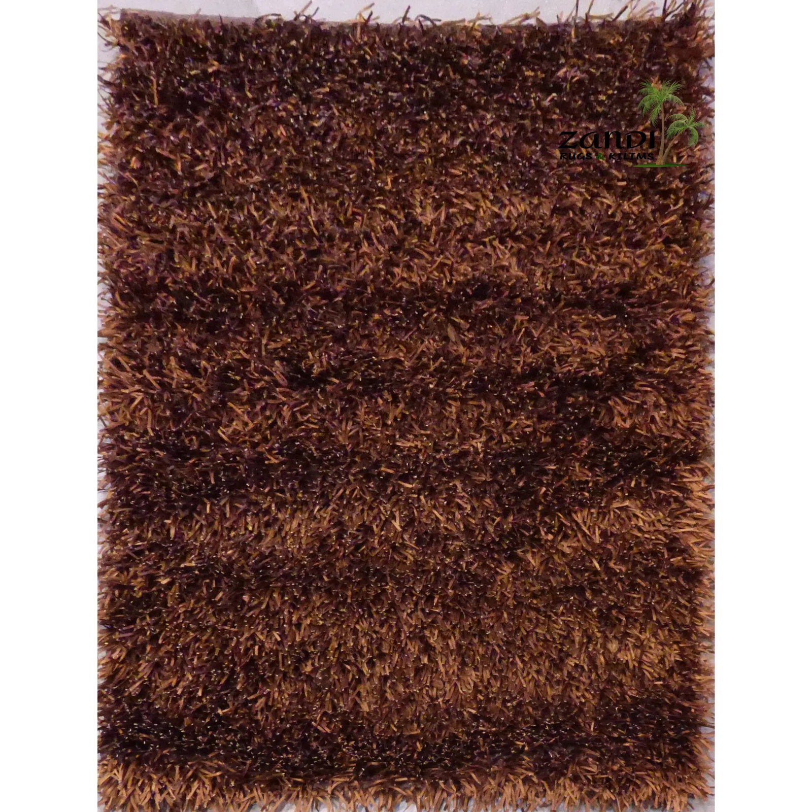 One Of The Kind Indian Hand Knotted Shaggy Rug 5'6" x 3'6": ABC Rugs Kilims Collection Indian Shaggy Design Hand Knotted Wool/Cotton Rug Size 5'6X 3'6 Abcr02057 Gr16476 The shaggy collection is a super thick and heavy blend of wool, viscose, and cotton in a de
