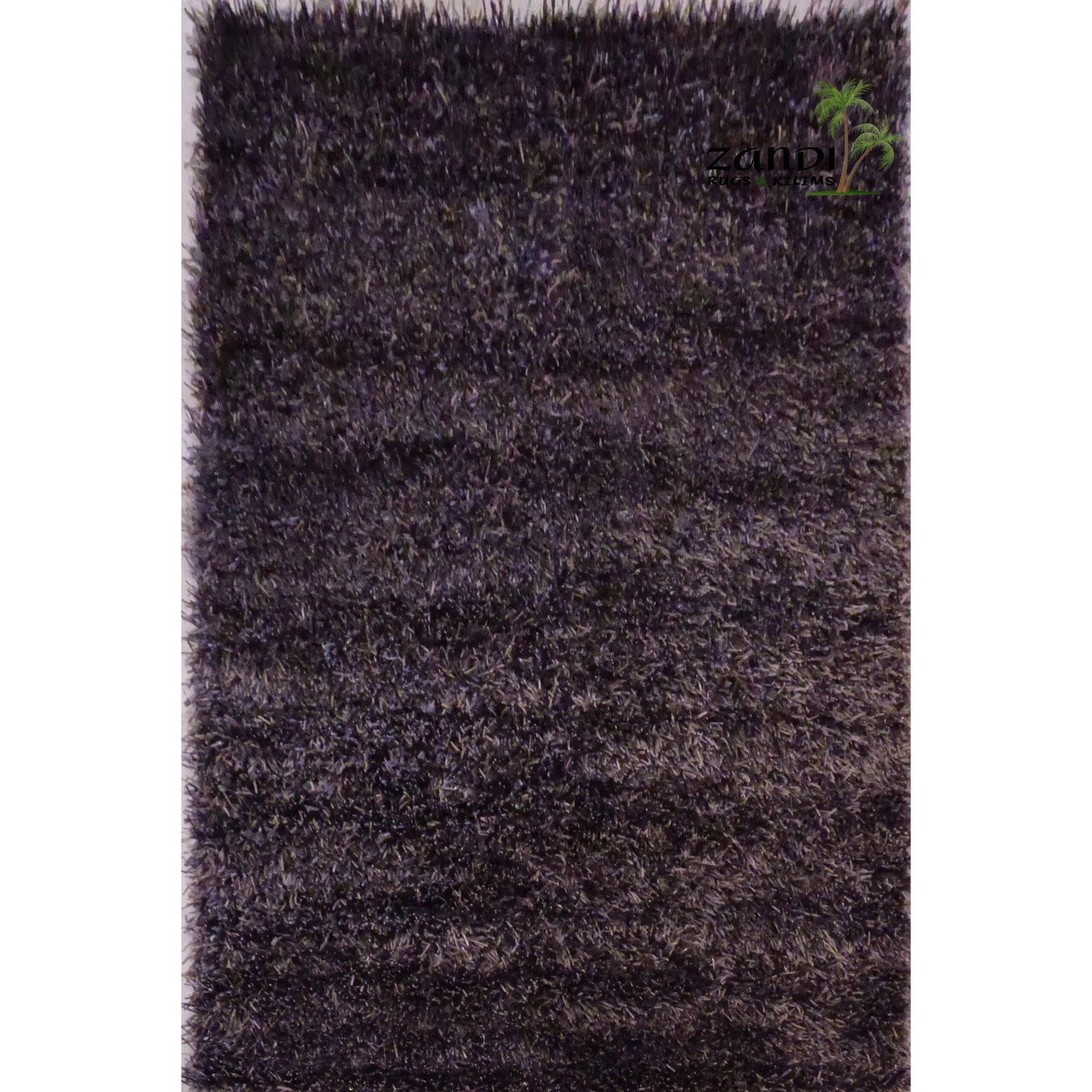 One Of The Kind Indian Hand Knotted Shaggy Rug 9' x 6': ABC Rugs Kilims Collection Indian Shaggy Design Hand Knotted Wool/Cotton Rug Size 9'X 6' Abcr02249 Gr15997 The shaggy collection is a super thick and heavy blend of wool, viscose, and cotton in a deep