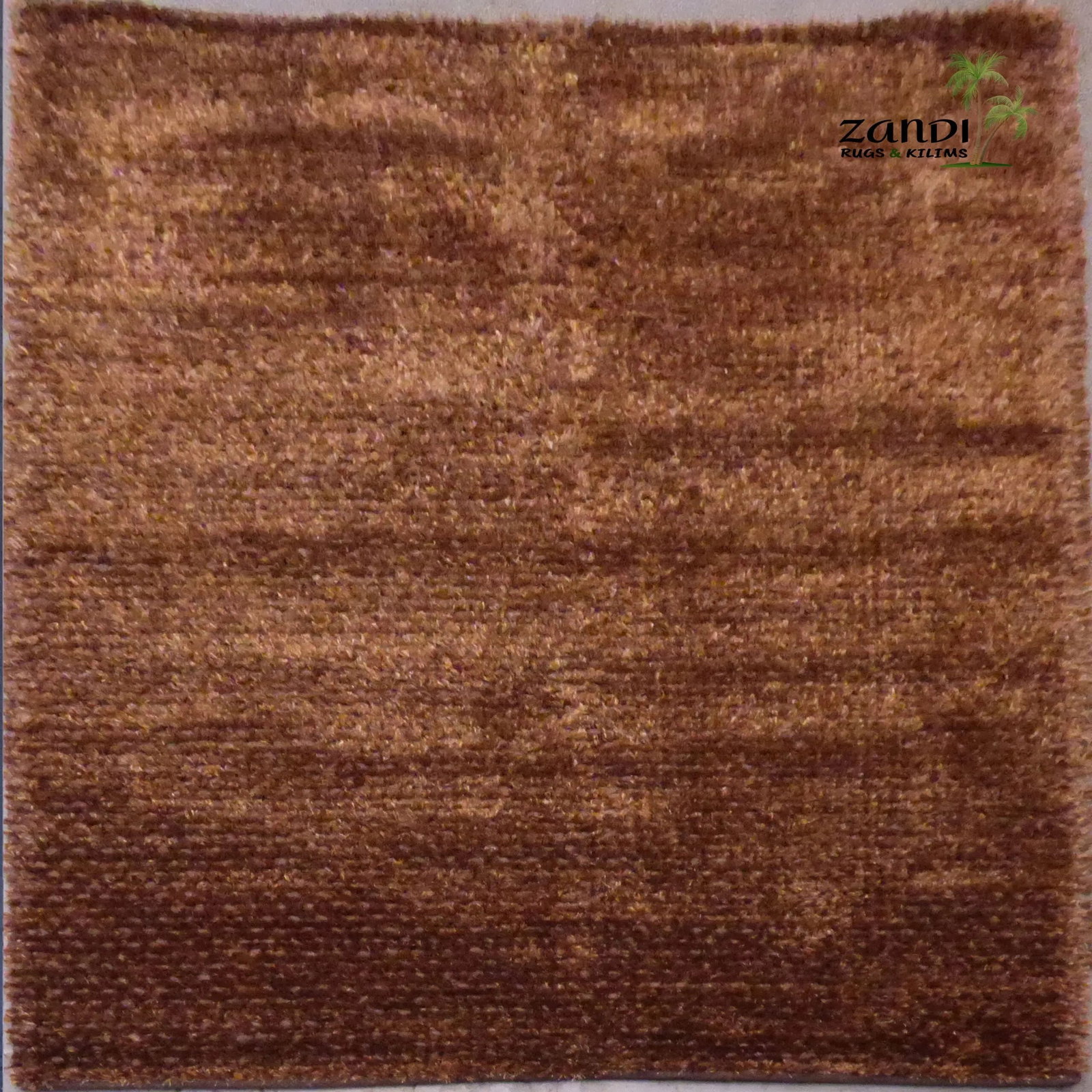 One Of The Kind Indian Hand Knotted Shaggy Rug 9' x 6': ABC Rugs Kilims Collection Indian Shaggy Design Hand Knotted Wool/Cotton Rug Size 9'X 6' Gr15951 The shaggy collection is a super thick and heavy blend of wool, viscose, and cotton in a deep pile shag