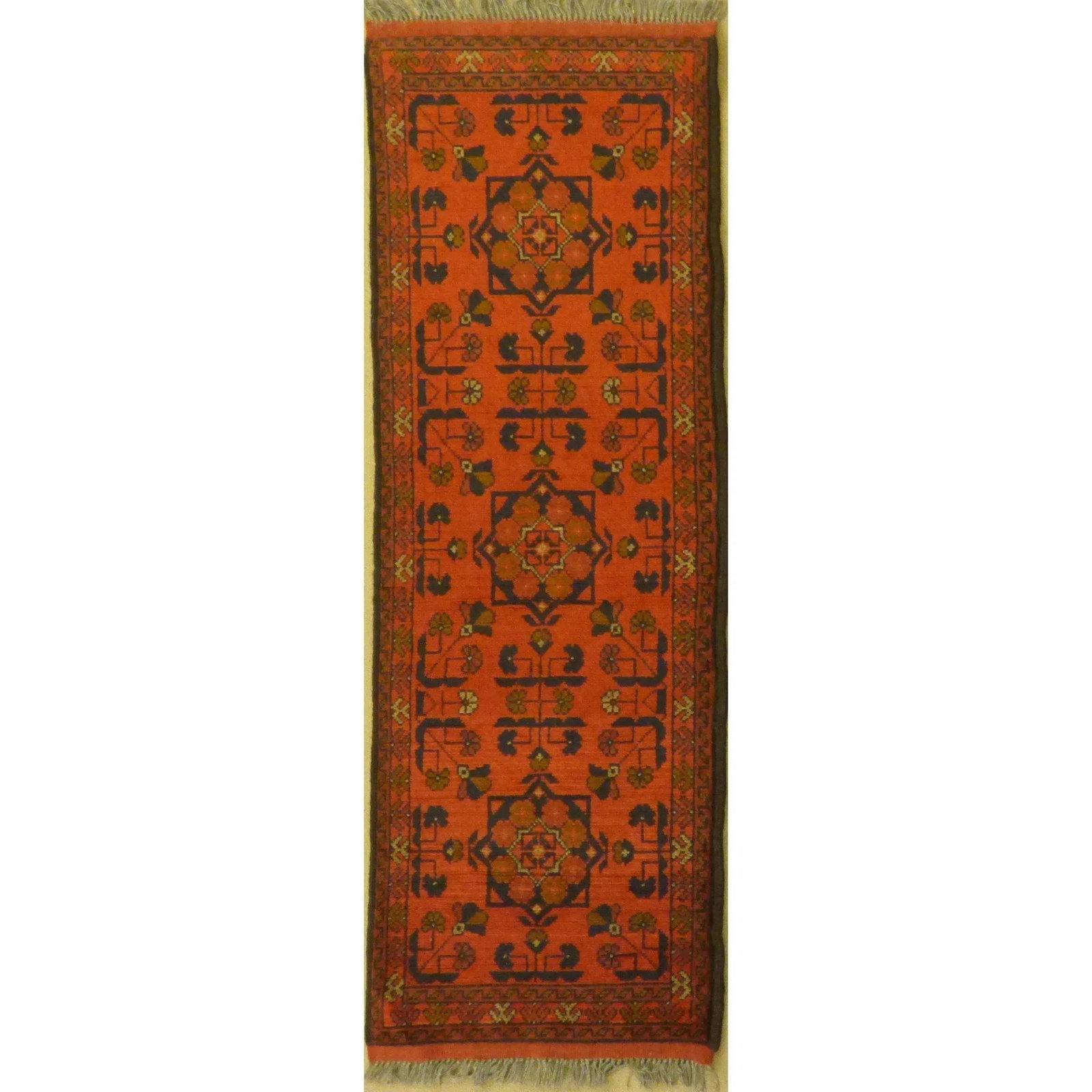 One Of The Kind Afghani Hand-Knotted Rug 3'6" x 5'10" Afg11 (1 of 1)