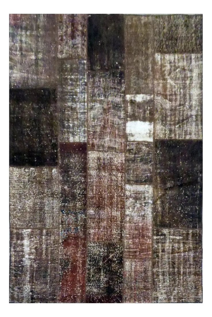 One Of The Kind Turkish Hand-Knotted Rug 8'6" x 6'3": ABC Rugs Kilims Collection Turkish Hand-Knotted 100% Natural Wool Rug 8'6'' X 6'3'' (Abc020710) (Brown, Black) Turkish rugs are among the rugs with the most diversity, both with respect to the type of