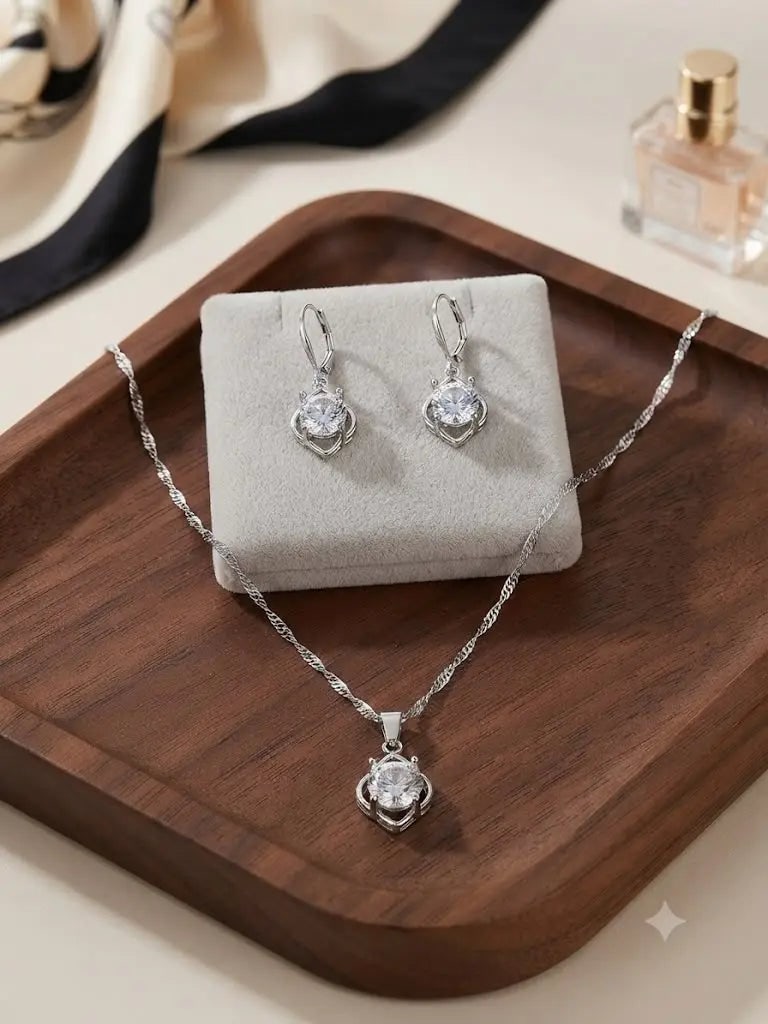 AAA+ Certified, Quality Sterling Silver-925, Gem zirconia, Including chain 50cm, Weight 6.9 grams,: AAA+ Certified, Quality Sterling Silver-925, Gem zirconia, Including chain 50cm, Weight 6.9 grams, ABC-T36101