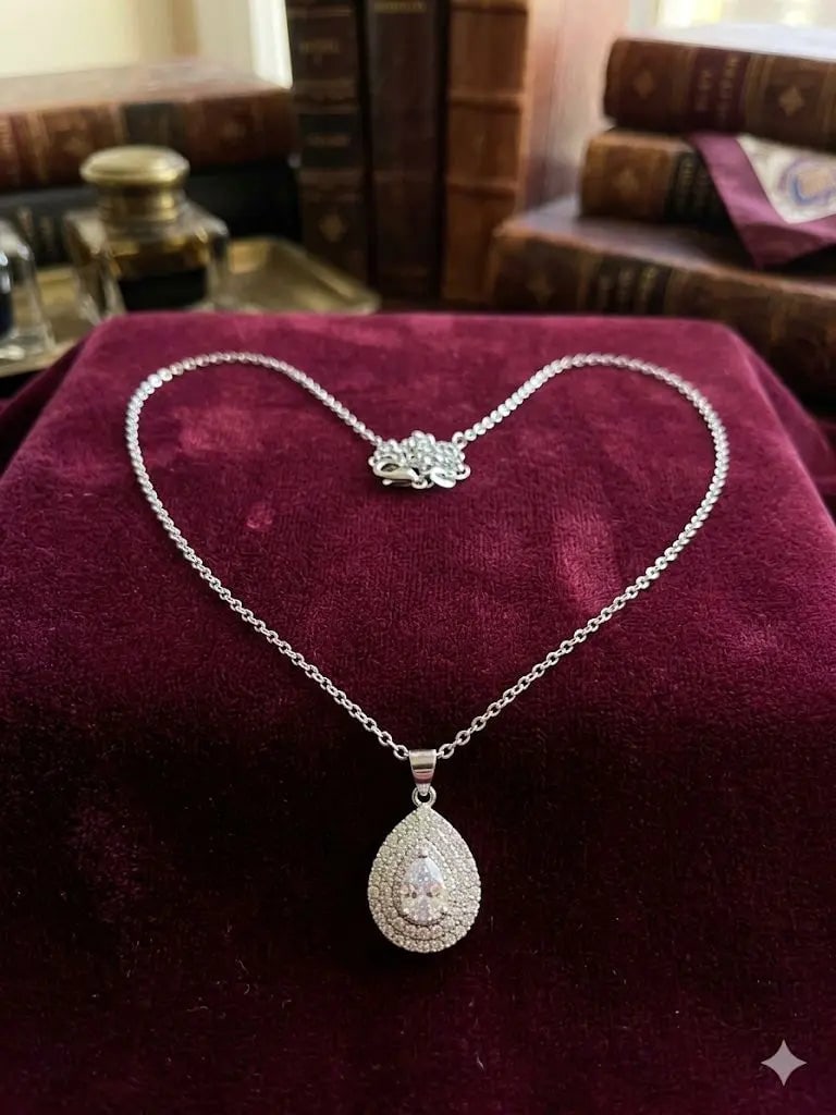 Exceptional Quality Shiny Crystal,C2 Gemstone, Water Drops/Round Shaped, White Colored, Quality (1 of 2)