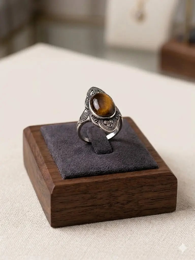 Handmade Stone Gemstone Rings With Copper & Silver, Stone Size 10*14mm, Vin-New-Rin38: Our gemstones are organic, natural stones suitable for investment, collectors, and fine jewelry, each accompanied by an authentic certification. Our 925 silver pieces are rhodium-plated and finished w