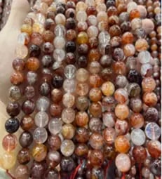 Gemstone Loose Beads Necklace - red flower crystal A - NO.170: Natural Gemstone Loose Beads Necklace - red flower crystal A - NO.170 We can arrange GIA certification and verification for vintage jewelry, diamonds, and gemstones. The cost of GIA certification rang