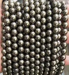 Gemstone Loose Beads Necklace - pyrite - NO.152: Natural Gemstone Loose Beads Necklace - pyrite - NO.152 We can arrange GIA certification and verification for vintage jewelry, diamonds, and gemstones. The cost of GIA certification ranges from $350 t