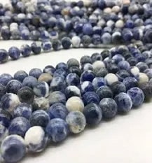 Gemstone Loose Beads Necklace - blue veins - NO.88: Natural Gemstone Loose Beads Necklace - blue veins - NO.88 We can arrange GIA certification and verification for vintage jewelry, diamonds, and gemstones. The cost of GIA certification ranges from $35