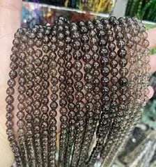 Gemstone Loose Beads Necklace - smoky quartz - NO.52: Natural Gemstone Loose Beads Necklace - smoky quartz - NO.52 We can arrange GIA certification and verification for vintage jewelry, diamonds, and gemstones. The cost of GIA certification ranges from $