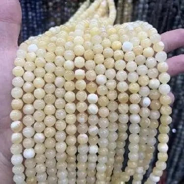 Gemstone Beads Necklace - Handmade Stone Jewelry,light topaz, Size 6mm/50cm, NO.31: Natural Gemstone Beads Necklace - Handmade Natural Stone Jewelry,light topaz, Size 6mm/50cm, NO.31 We can arrange GIA certification and verification for vintage jewelry, diamonds, and gemstones. The c