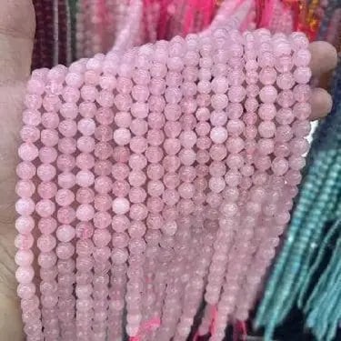 Gemstone Beads Necklace - Handmade Stone Jewelry,Rose Quartz, Size 8mm/50cm, NO.2: Natural Gemstone Beads Necklace - Handmade Natural Stone Jewelry,Rose Quartz, Size 8mm/50cm, NO.2 We can arrange GIA certification and verification for vintage jewelry, diamonds, and gemstones. The co