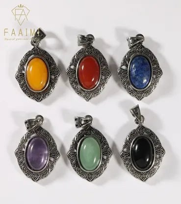 Handmade Stone Gemstone Pendant, Copper & Silver, with Chain, Stone Size 13*18mm, Vin-Pen120: Natural Gemstone Beads Necklace - Handmade Natural Stone Jewelry,Rose Quartz, Size 6mm/50cm, NO.1 We can arrange GIA certification and verification for vintage jewelry, diamonds, and gemstones. The co