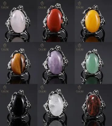 Handmade Stone Gemstone Rings with Copper & Silver, Stone Size 12*16mm, Vin-Rin58: Natural Gemstone Beads Necklace - Handmade Natural Stone Jewelry,Rose Quartz, Size 6mm/50cm, NO.1 We can arrange GIA certification and verification for vintage jewelry, diamonds, and gemstones. The co