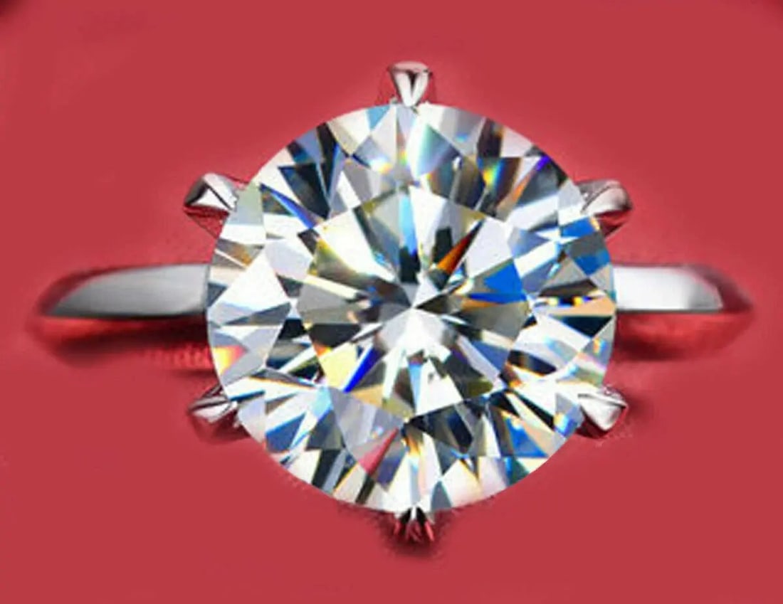 Exceptional Quality 3 Ct Vvs1 White Round Moissanite Diamond Engagement Ring Sterling Silver Size 8: Our gemstones are organic, natural stones suitable for investment, collectors, and fine jewelry, each accompanied by an authentic certification. Our 925 silver pieces are rhodium-plated and finished w