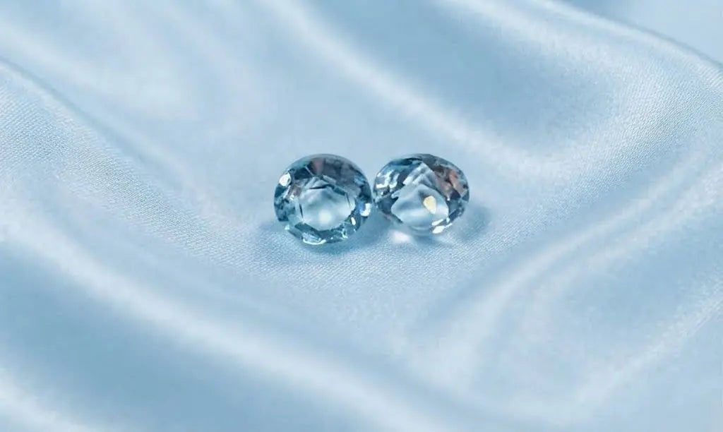 Natural Quality 2 Aquamarine Gemstones From Madagascar, Dimension 5 mm, Weight 0.80 CT, Shape Round: Natural Quality 2 Aquamarine Gemstones From Madagascar, Dimension 5 mm, Weight 0.80 CT, Shape Round cut, GEM-ABC-351