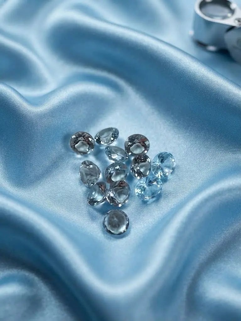 Natural Quality 10 Aquamarine Gemstones From Madagascar, Dimension 5 mm, Weight 3.0 CT, Shape Round (1 of 2)