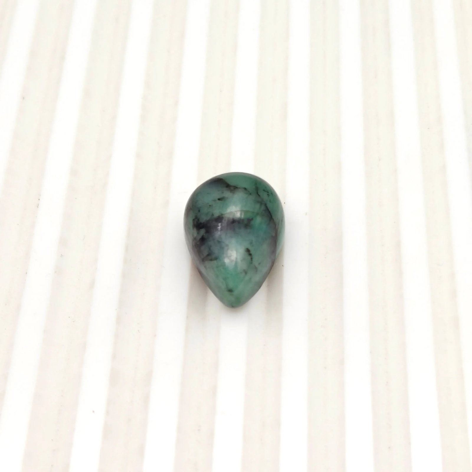 Exceptional Quality PEAR CABOCHON EMERALD, GREEN COLORED, INDIAN GEMSTONE, WEIGHT 18.5 CTS: ABC Rugs, Kilims & Jewelry offers internationally certified and verified pieces, with documentation provided by trusted gemological institutions, manufacturers, and industry professionals. At ABC