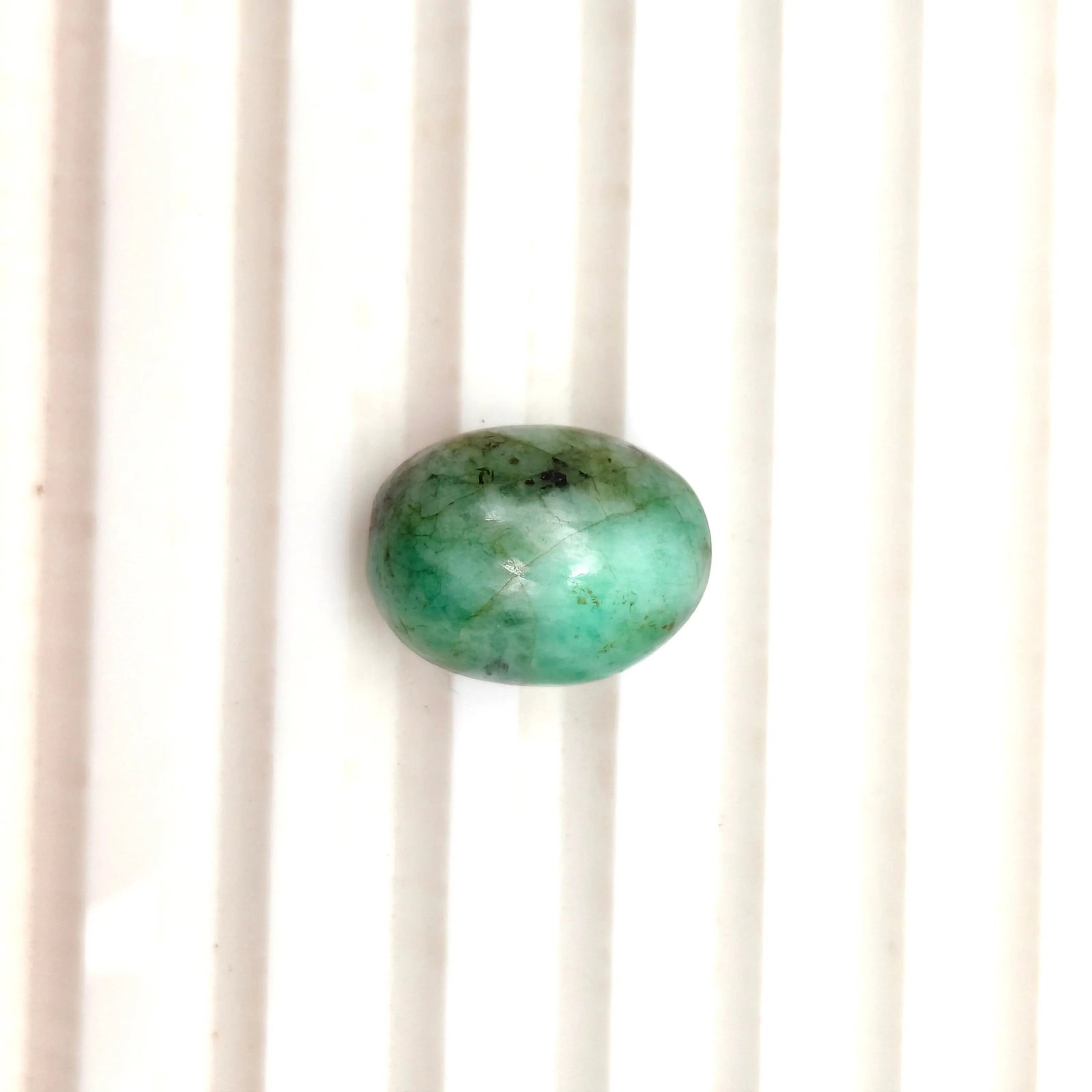 Exceptional Quality OVAL CABOCHON EMERALD, GREEN COLORED, INDIAN GEMSTONE, WEIGHT 17.9 CTS: ABC Rugs, Kilims & Jewelry offers internationally certified and verified pieces, with documentation provided by trusted gemological institutions, manufacturers, and industry professionals. At ABC 