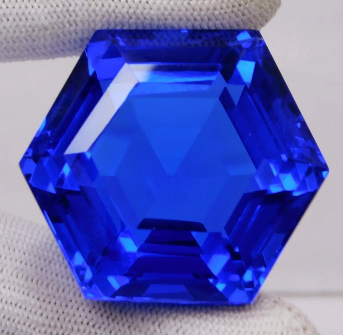Exceptional Quality Certified WONDERFUL 182.70 Ct Blue Topaz Hexagon Cut Loose Gemstone: AAA+ Certified Quality Certified WONDERFUL Natural 182.70 Ct Blue Topaz Hexagon Cut Loose Gemstone We can arrange GIA certification and verification for vintage jewelry, diamonds, and gemstones. The